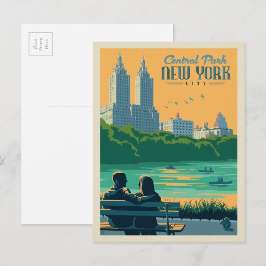 New York City | Centraal Park Briefkaart (Voorkant / Achterkant)