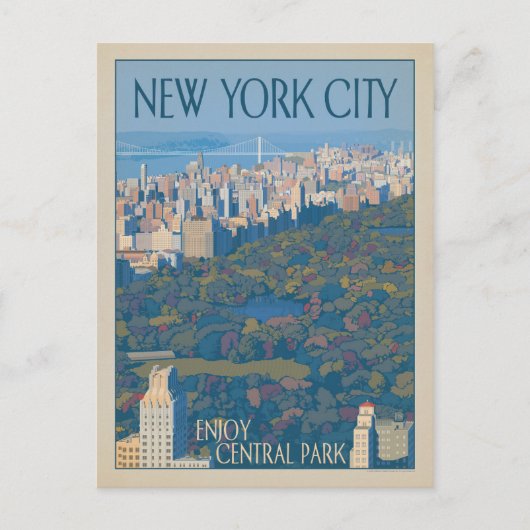 New York City | Centraal Park Briefkaart (Voorkant)