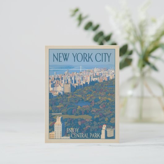 New York City | Centraal Park Briefkaart (Staand voorkant)