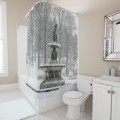 New York City Central Park Bethesda Douchegordijn (In situ)