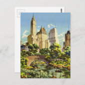 New York City Central Park Briefkaart (Voorkant / Achterkant)