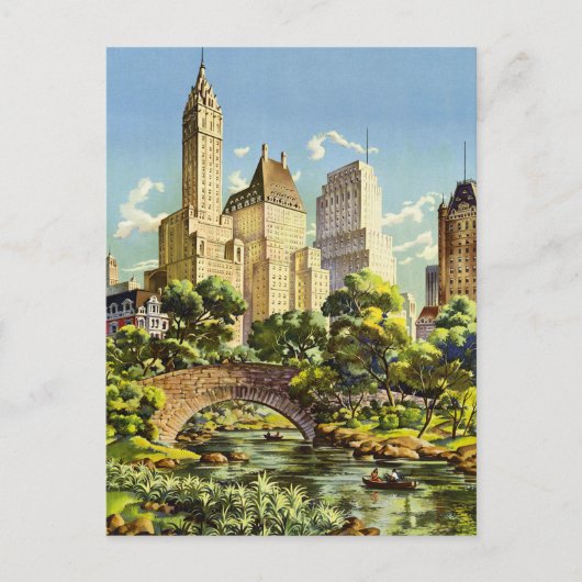 New York City Central Park Briefkaart (Voorkant)