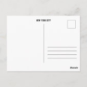 New York City - Central Park Carousel Briefkaart (Achterkant)