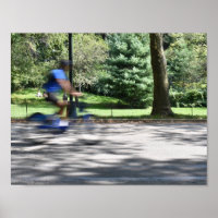 New York City Central Park Cyclist Bicycle Foto