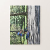 New York City Central Park Cyclist Photography NYC Legpuzzel (Verticaal)