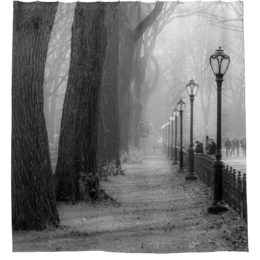 New York City Central Park Douchegordijn (Voorkant)