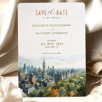New York City Central Park Liberty Save-the-Date