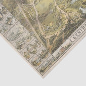  New York City Central Park Map ontkoppeling Tissuepapier (Detail)