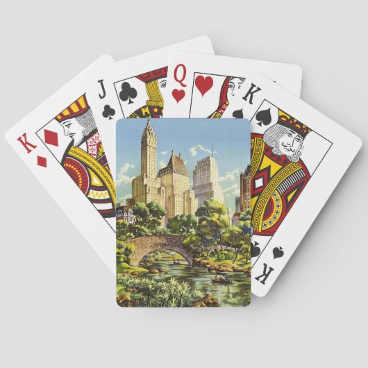 New York City Central Park Pokerkaarten (Achterkant)