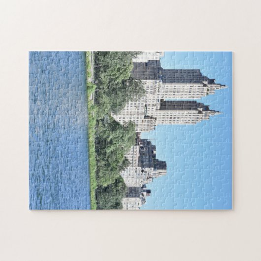 New York City Central Park Reservoir NYC Skyline Legpuzzel (Horizontaal)