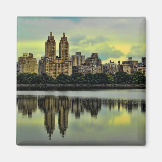 New York City Central Park Skyline Magneet (Voorkant)