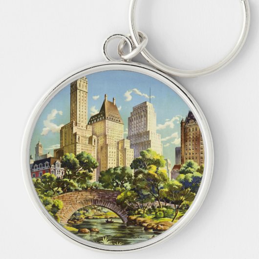 New York City Central Park Sleutelhanger (Voorkant)