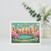 New York City, Central Park Springtime   Briefkaart (Staand voorkant)