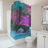 New-York City Central Park Winterlandschap Douchegordijn (In situ)