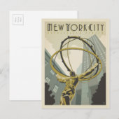 New York City | Centrum Rockefeller Briefkaart (Voorkant / Achterkant)