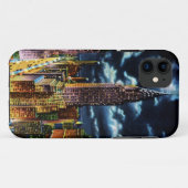New York City Chrysler Building bij nacht Case-Mate iPhone Case (Achterkant (horizontaal))