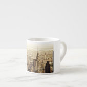 New York City - Chrysler Building Espresso Kop (Voorkant rechts)