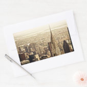 New York City - Chrysler Building Rechthoekige Sticker (Envelop)