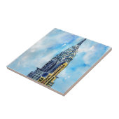 New York City Chrysler Building Tegeltje (Zijkant)