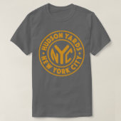New York City Circle Hudson Yards Gold T-shirt (Design voorkant)