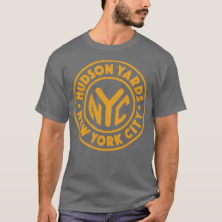 New York City Circle Hudson Yards Gold T-shirt