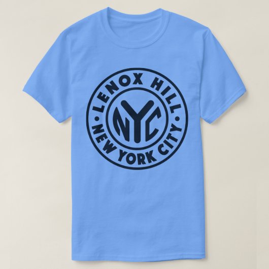  New York City Circle Lenox Hill Marine T-shirt (Design voorkant)