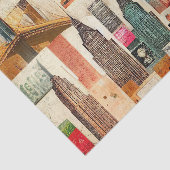 New York City Cityscape Decoupage Tissue Paper Tissuepapier (Detail)
