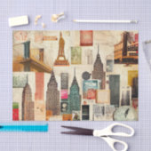 New York City Cityscape Decoupage Tissue Paper Tissuepapier (Craft)
