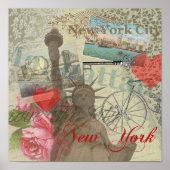  New York City Collage Poster (Voorkant)