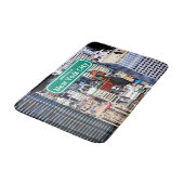 New York City colorful modern Badmat (Gekanteld)