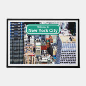 New York City colorful modern Deurmat (Voorkant)
