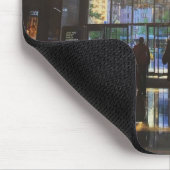 New York City Columbus Circle Winkels zonlicht Muismat (Hoek)