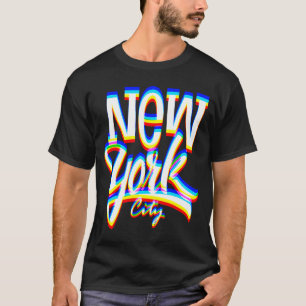 NEW YORK CITY Cool Typografisch T-shirt