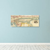 New York City & County Canvas Afdruk (Insitu (Houten vloer))