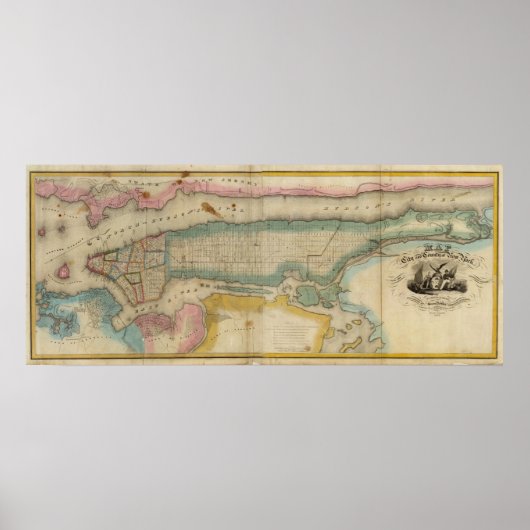 New York City & County Poster (Voorkant)