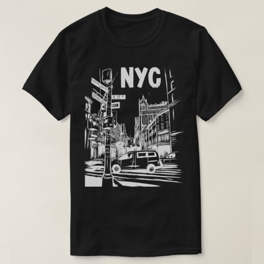 New York City Creatief T-shirt (Design voorkant)