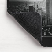 NEW YORK CITY custom monogram mousepad Muismat (Hoek)