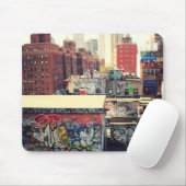 New York City-daken in Graffiti Muismat (Met muis)