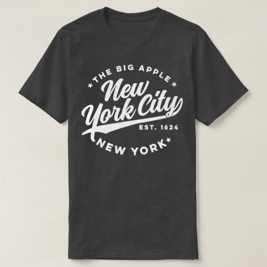 New York City de grote Apple VS T-shirt (Design voorkant)
