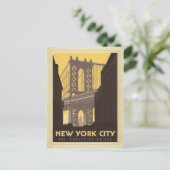 New York City | De Manhattan Bridge Briefkaart (Staand voorkant)
