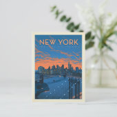 New York City | De stad Dreams Briefkaart (Staand voorkant)