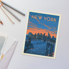 New York City | De stad Dreams Briefkaart