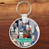 New York City decoratie item convo Sleutelhanger (Voorkant)
