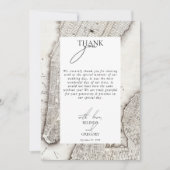 New York City Destination NYC Wedding Bedankkaart (Voorkant)