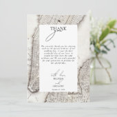 New York City Destination NYC Wedding Bedankkaart (Staand voorkant)
