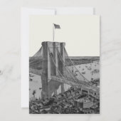 New York City Destination NYC Wedding Kaart (Achterkant)