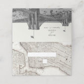 New York City Destination NYC Wedding Plaatskaartje (Buitenkant ongevouwen)