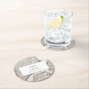 New York City Destination NYC Wedding Ronde Kartonnen Onderzetter