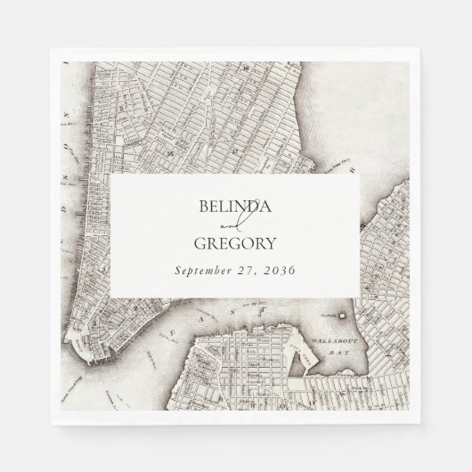 New York City Destination NYC Wedding Servet (Voorkant)