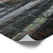  New York City die Brooklyn Bridge schildert Poster (Hoek)